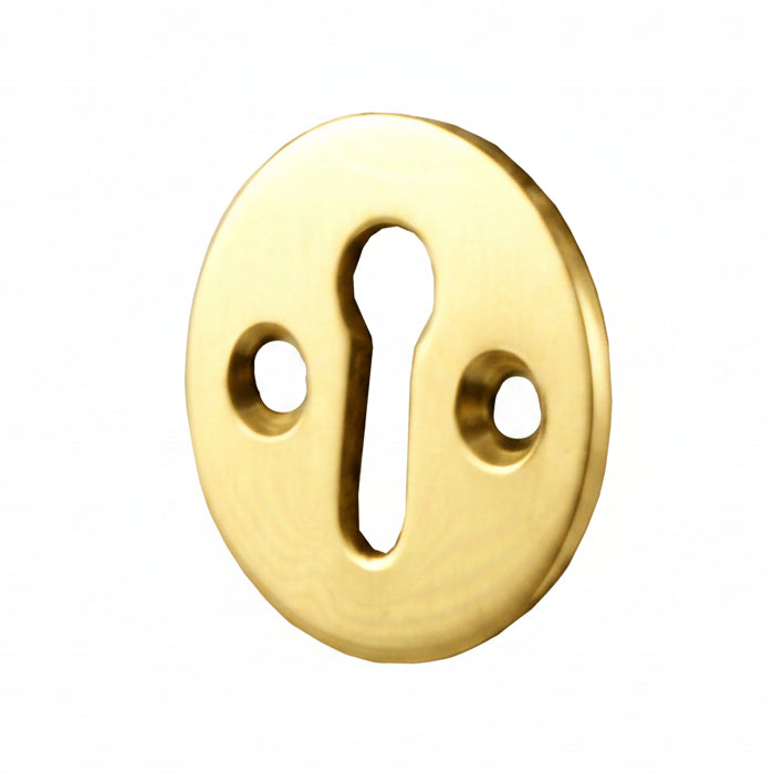 Unlacquered Brass Plain Escutcheon 32mm