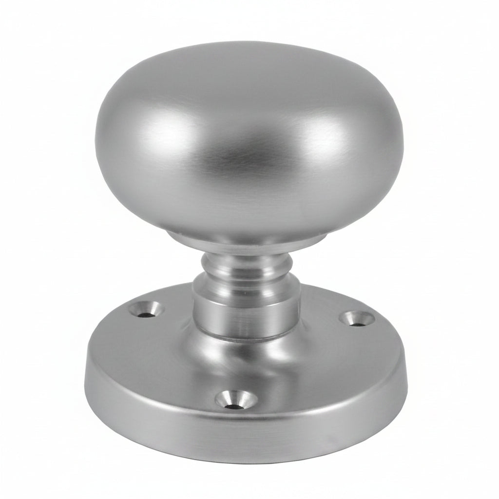 Satin Chrome Mortice Door Knobs
