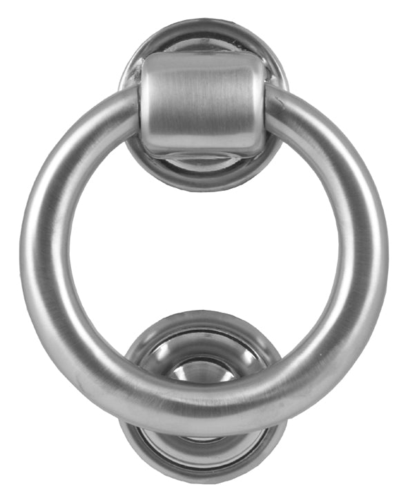 Satin Chrome Ring Door Knocker 105mm JV37NSC