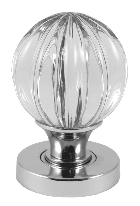 Glass Pumpkin Mortice Door Knobs