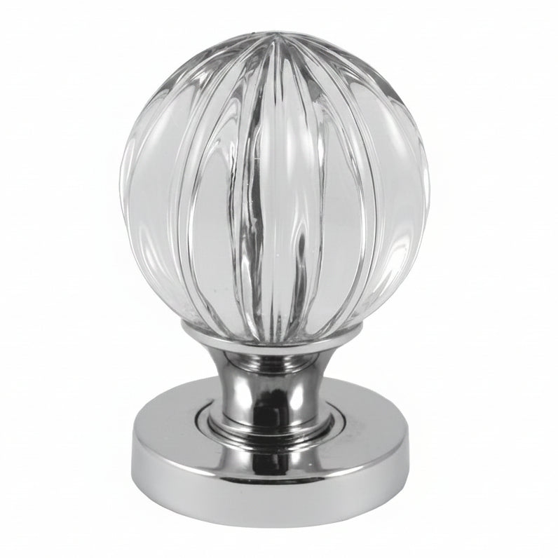 Glass Pumpkin Mortice Door Knobs