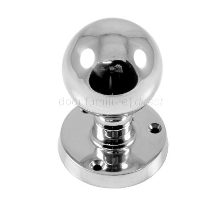 Chrome Ball Mortice Door Knobs 50mm