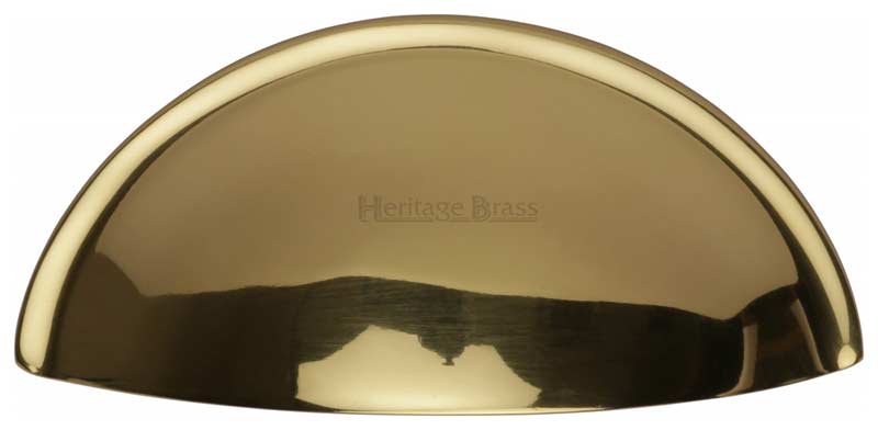 Polished Brass Concealed Fix Drawer Pull Handle 85mm