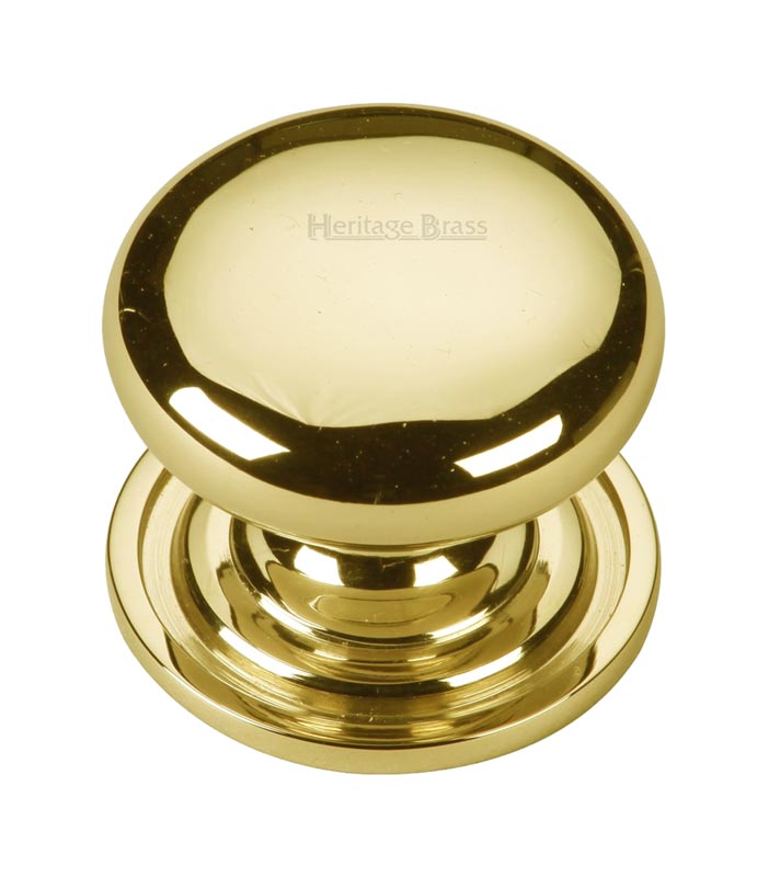 Heritage C2240 Polished Brass Cabinet Knob