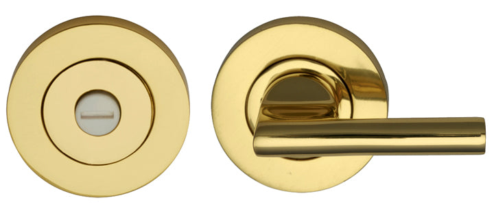 Polished Brass Easy Turn Bar and Emergency Release 53mm