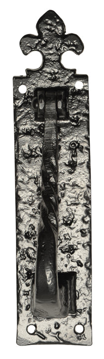 Black Antique Iron Rectangular Front Door Knocker 242x57mm 832