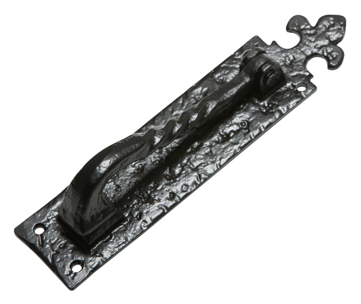 Black Antique Iron Rectangular Front Door Knocker 242x57mm 832