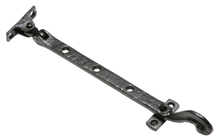 Black Antique Casement Stay 279mm 857