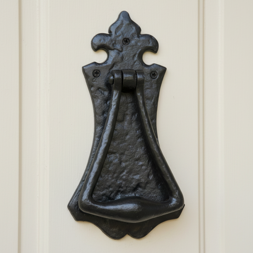 Black Antique Door Knocker 228x120mm 1197