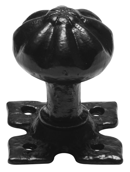 Black Antique Mortice Door Knobs 50mm 1205