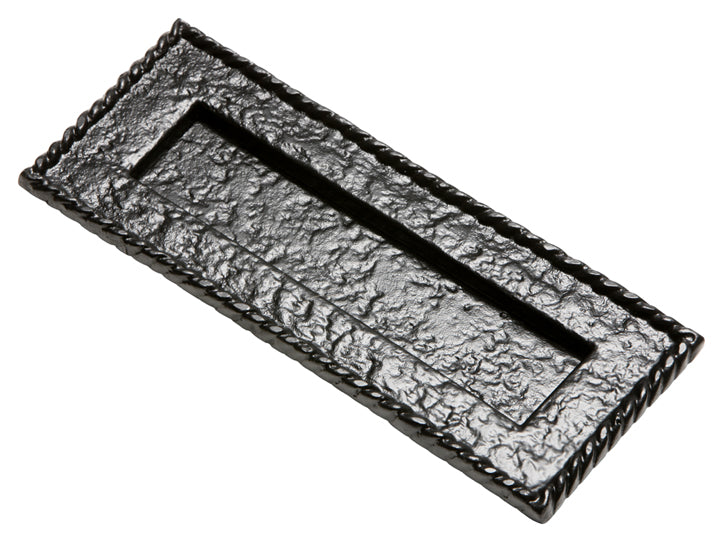 Black Antique Letter Plate 228x76mm 1324