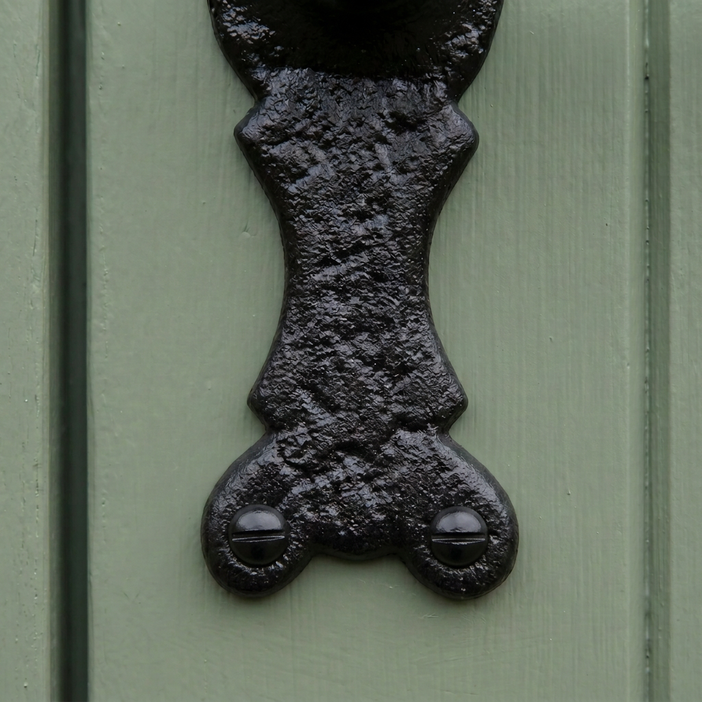 Black Antique Lever Latch Door Handles 165x50mm 2444