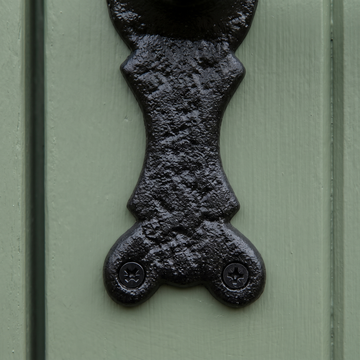 Black Antique Lever Latch Door Handles 165x50mm 2444