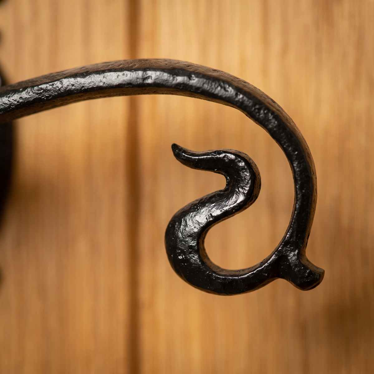Black Antique Bathroom Door Handles 165x50mm 2444