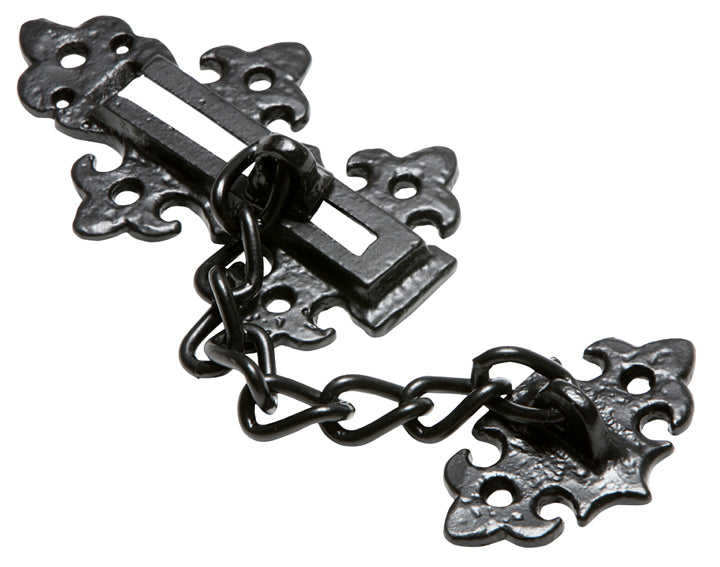 Black Antique Door Chain 123x76mm 2967