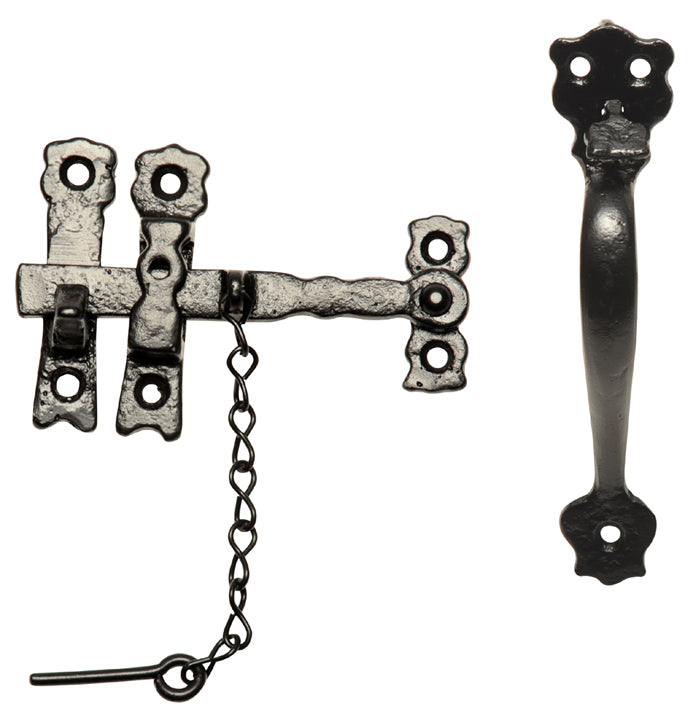 Black Antique Thumb Latch 152mm 3613