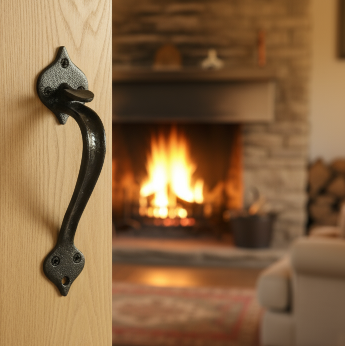 Black Antique Thumb Latch 152mm 3623