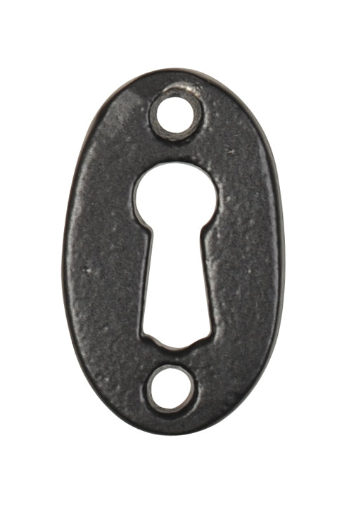 Smooth Black Iron Ball Door Knobs 44mm C387