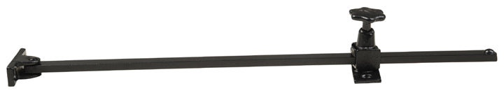 Smooth Black Iron Screwdown Casement Stay 1298