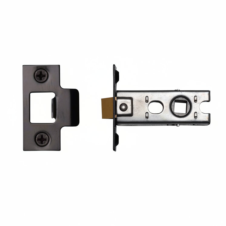 York Tubular Mortice Latch Black Enamel