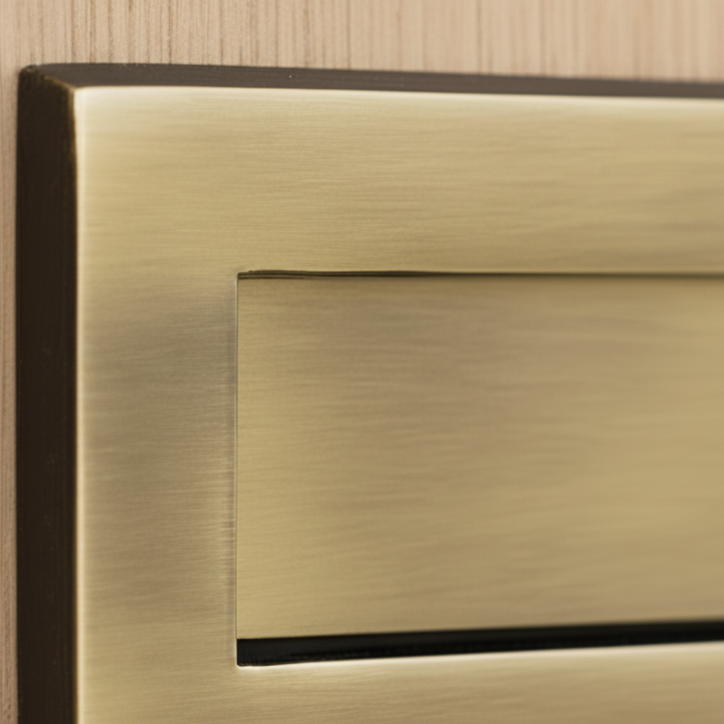 Heritage V850 Antique Brass Letter Box 254x102mm