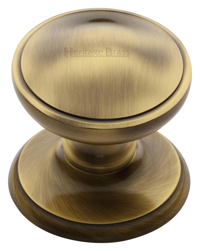 Heritage V900 Antique Brass Centre Door Knob 3in