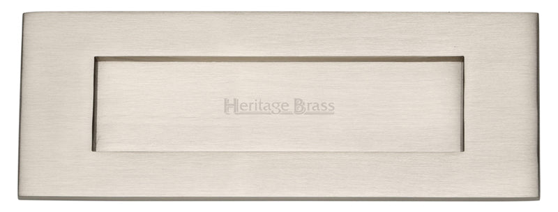 Satin Nickel Victorian Style Letter Plate