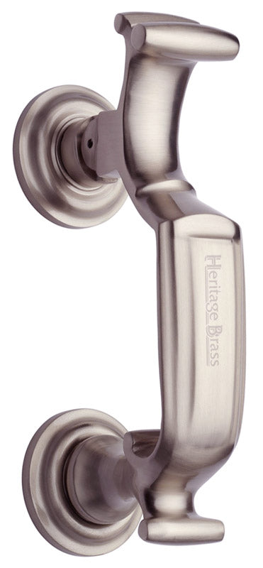 Heritage Satin Nickel Doctor Knocker 192mm