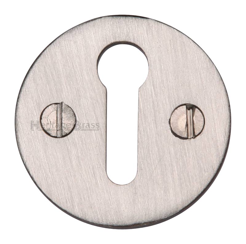Satin Nickel Key Escutcheon 32mm