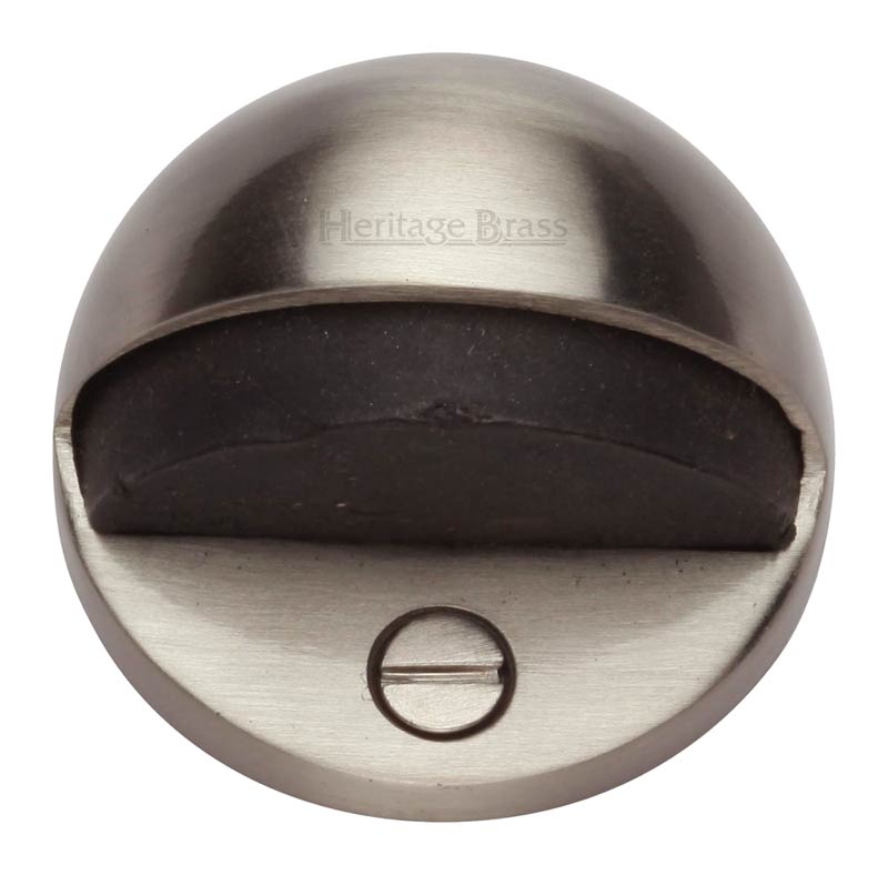 Satin Nickel Hooded Door Stop 47mm