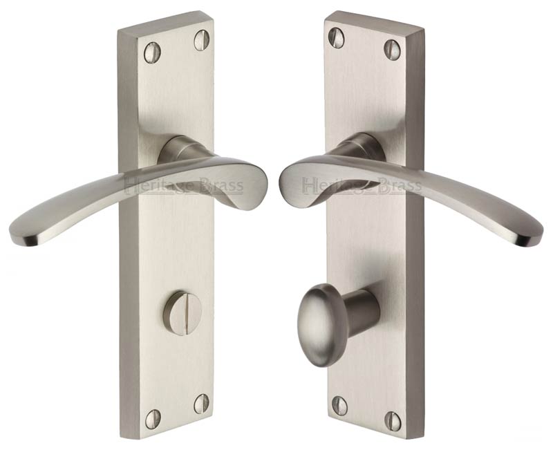 Heritage V4142 Satin Nickel Sophia Bathroom Handles
