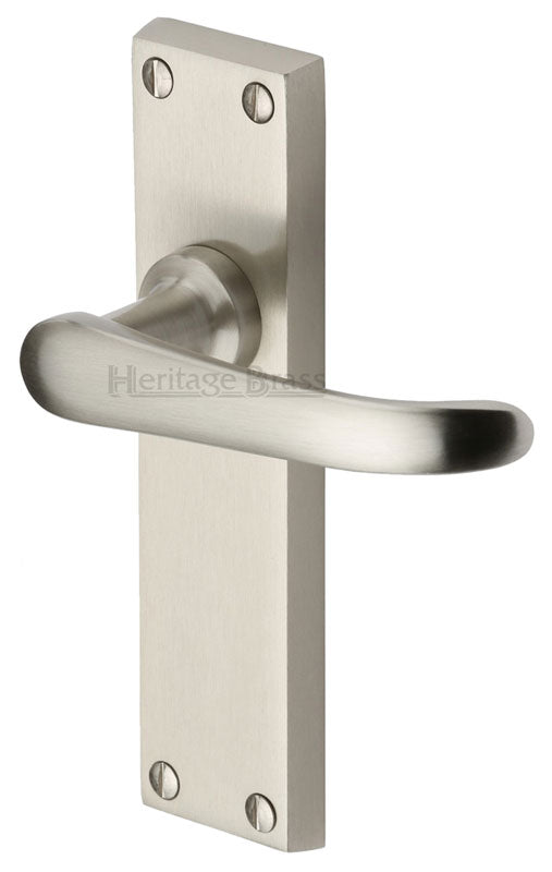 Heritage V713 Satin Nickel Windsor Latch Door Handles