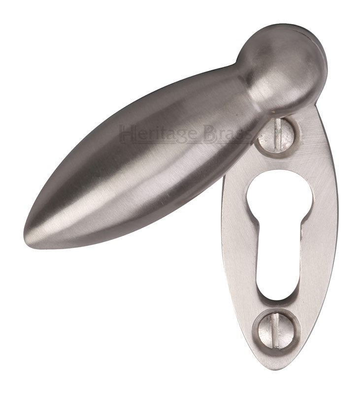 Heritage V1022 Satin Nickel Covered Oval Escutcheon