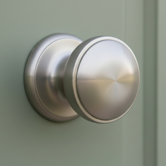 Heritage V900 Satin Nickel Centre Door Knob 79mm