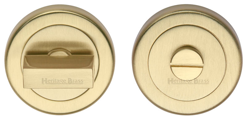 Heritage V4035 Satin Brass Turn and Release 53mm