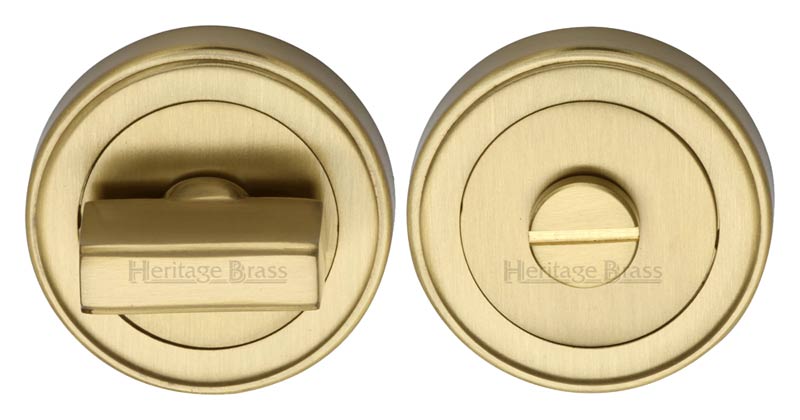 Heritage ERD7030 Satin Brass Turn and Release 53mm