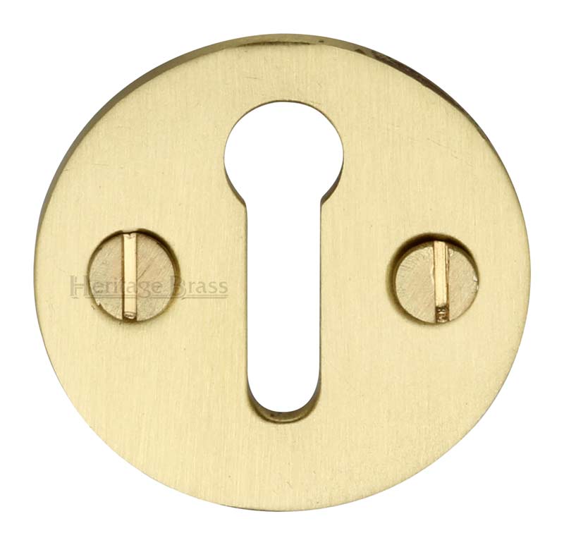 Heritage V1010 Satin brass Key Escutcheon 32mm
