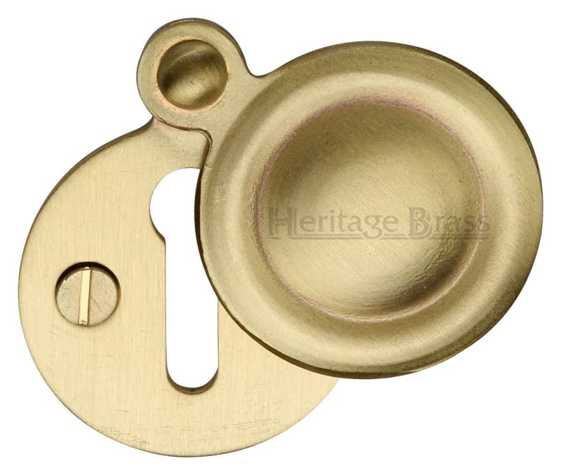 Heritage V1020 Satin Brass Covered Escutcheon