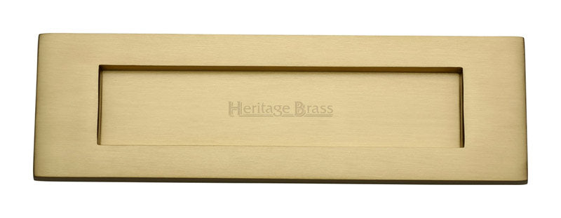 Heritage V850 Satin Brass Letter Plate 254x79mm (10x3in)