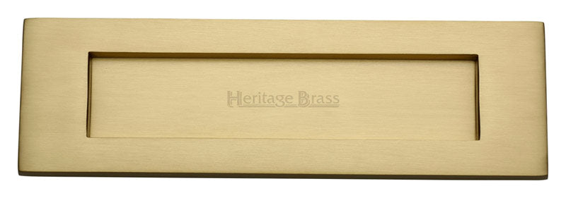 Heritage V850 Satin Brass Letter Plate 254x102mm (10x4in)