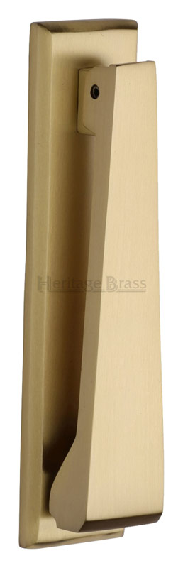 Heritage K1310 Satin Brass Slim Door Knocker 165mm