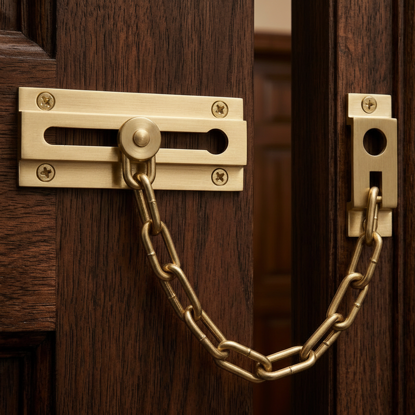 Heritage V1070 Satin Brass Door Chain 90mm