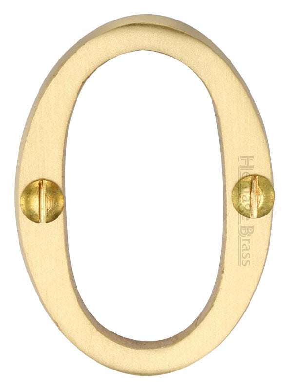 Heritage C1567 Satin Brass 51mm (2in) Door Numbers 0-9
