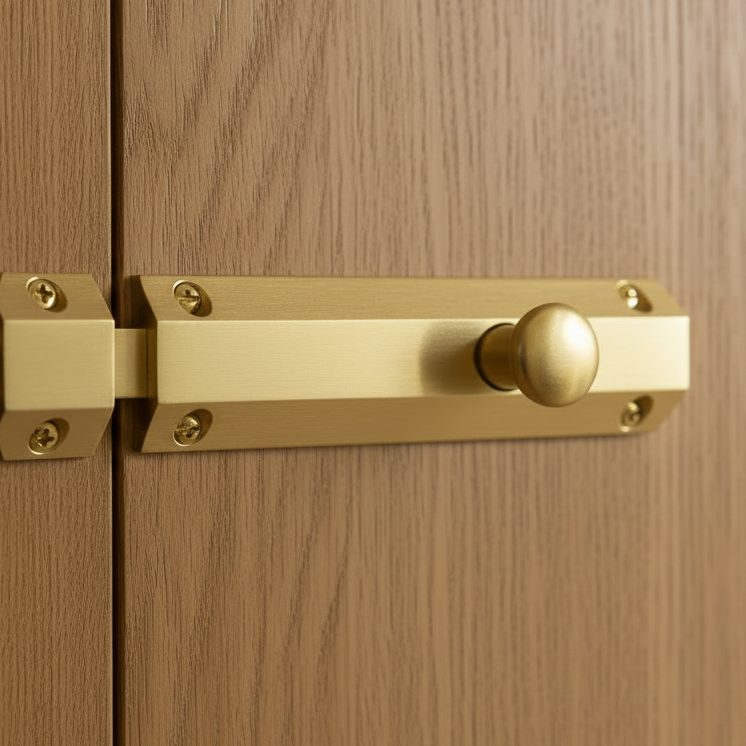 Heritage C1685 Satin Brass Flat Door Bolt 152mm (6in)