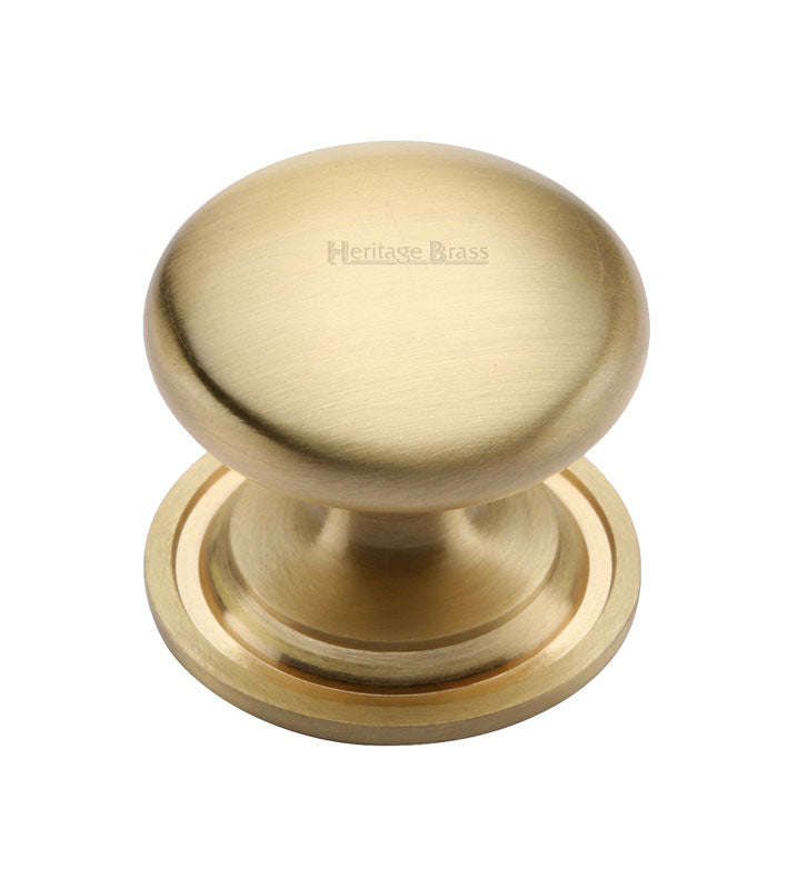 Heritage C2240 Satin Brass Round Cabinet Knob 32mm