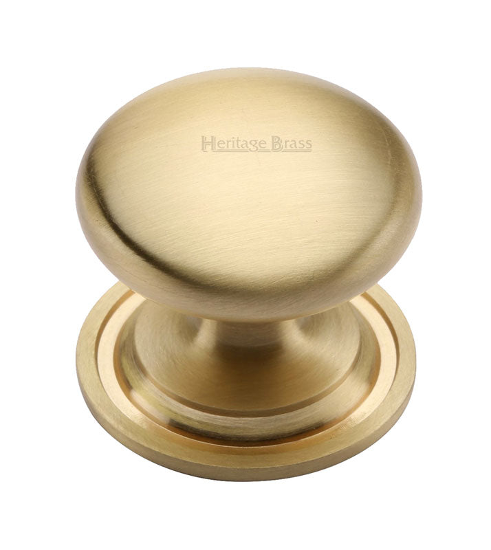 Heritage C2240 Satin Brass Round Cabinet Knob 38mm