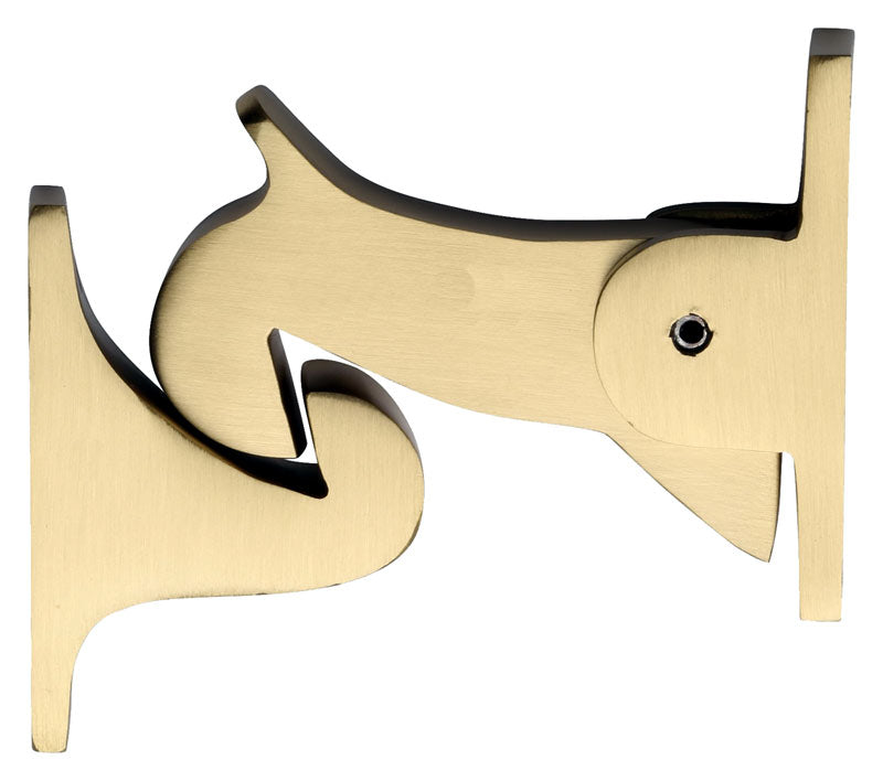 Heritage V1074 Satin Brass Gravity Door Catch