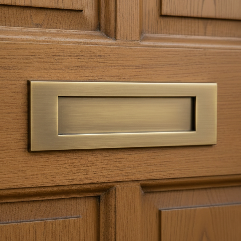 Heritage V850 Antique Brass Letter Box 254x102mm