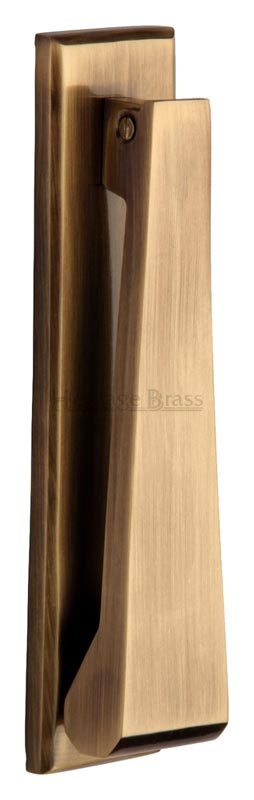 Heritage K1310 Antique Brass Slim Door Knocker 165x40mm