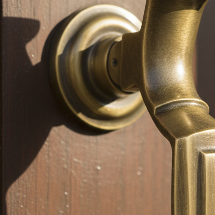 Heritage K1300 Antique Brass Doctor Knocker 192x43mm